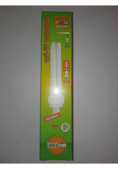 18w Plc Ampul, 2 Pinli 18w Plc Ampül, Beyaz Işık