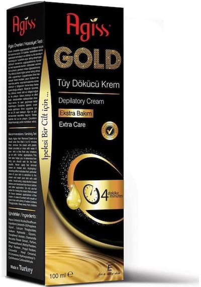Agiss Gold Ekstra Bakım Tüy Dökücü Krem 100 ML Agiss Gold Ekstra Bakım Tüy Dökücü Krem 100 ML