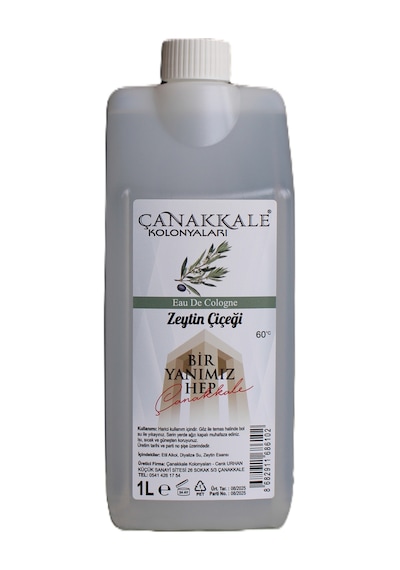 Şeffaf Renksiz - Zeytin Çiçeği -1 Litre - Bidon Korumalı Kapak - Yeni Model