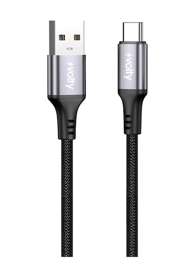Usb-a To Type-c Hızlı Şarj Kablosu 18w, 480mbps, 1.2m, Dayanıklı Örgü V0203001