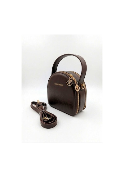 Trendol Fashion Life Oval Omuz Ve El Cantası Kahve Kahve