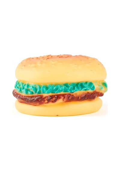 Petlovee Sesli Hamburger Kedi Oyuncağı - Renkli - 8 Cm