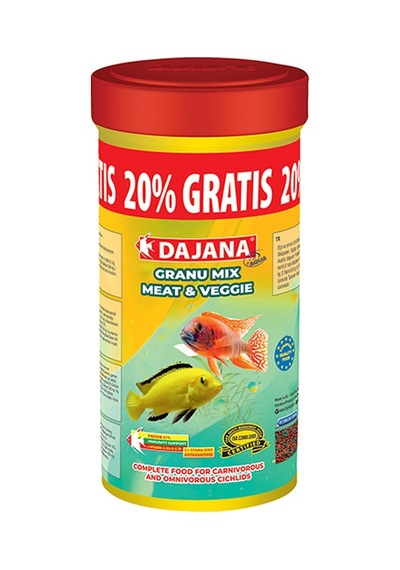 Dajana Granu Meat-veggie Mix 250+50ml Promo 150gr N698