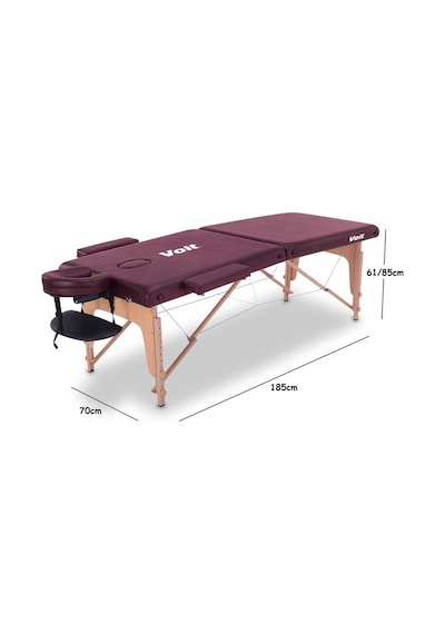 Voit 55003 Bordo Çanta Şeklinde Katlanabilir Masaj Masası + Kılıf