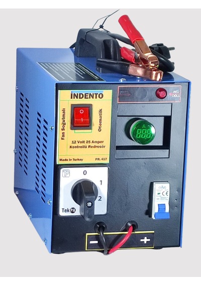 12 Volt 25 Amper Kontrollü Otomatik Redresör