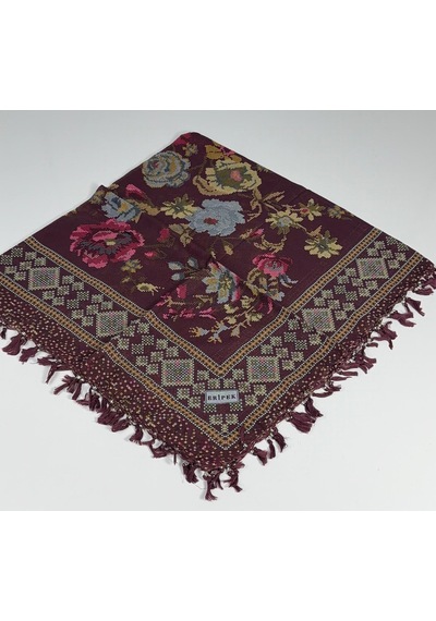 Eripek Sökme Boncuklu Tülbent 06357 Bordo