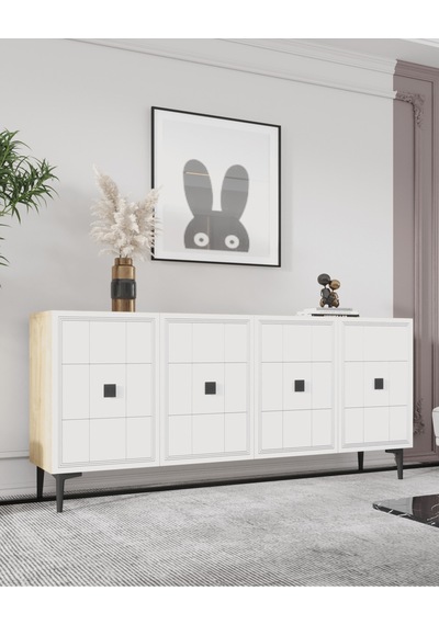 Ka1202db - Yuka Konsol, Tv Sehpası Safirmeşe-beyaz 120cm Safirmeşe-beyaz