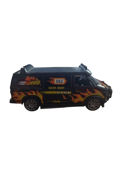 Toysan 1.32 Ölçek Çek Bırak Araba K174a21-siyah Çok  Renkli