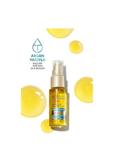 Advance Techniques Argan Yağı Içeren Besleyici Saç Serumu 30 Ml. Üçlü Set