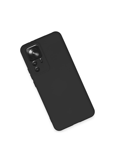 Xiaomi Mi 12t Pro Uyumlu Kılıf Nano İçi Kadife Silikon - Siyah