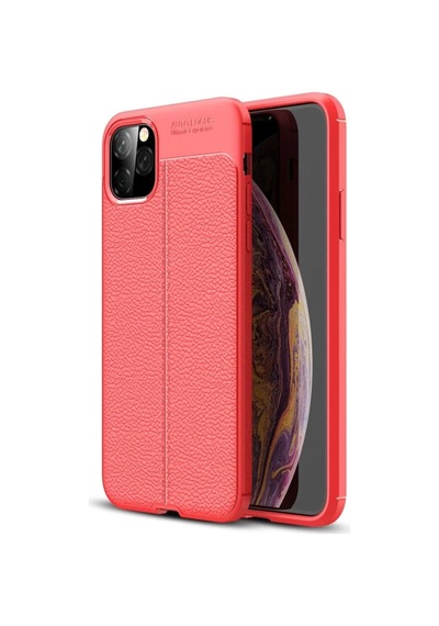 Durukar Apple, Uyumlu iPhone 11 Pro Kılıf Auto Focus Kapak - Kırmızı