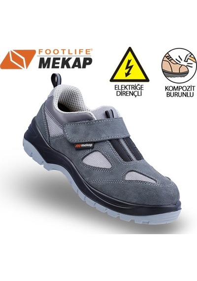 Mekap 157 S1 Süet Kompozit Burunlu İş Ayakkabısı Energy