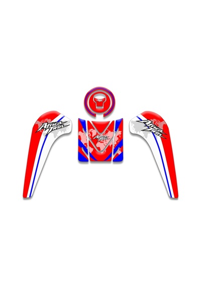 Motosıklet Kaplama Honda Africa Twin Tank Pad Set 2016/2024 Uyumlu 03