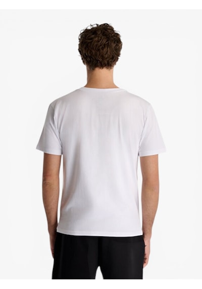 New Balance Mnt1537 Erkek Beyaz T-shirt - Mnt1537
