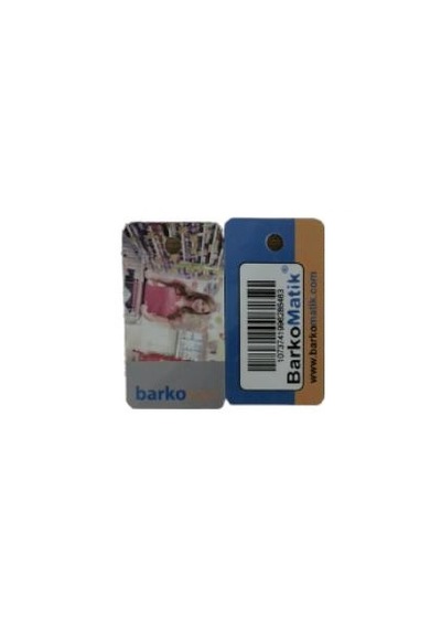 Üçlu Baskılı Pvc Kart Barkomatik