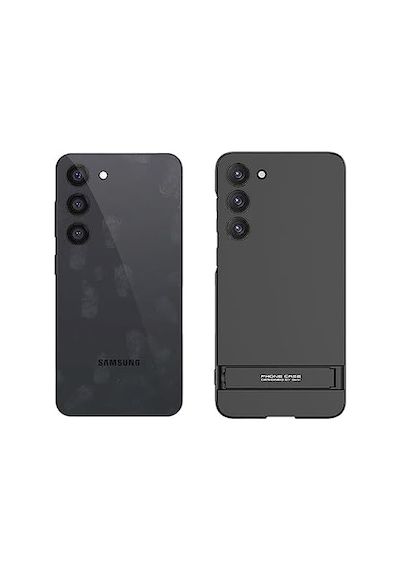 Senon Galaxy S24 Kılıf Zore Kamera Korumalı Dikey Standlı Ays Kapak 50 x 22