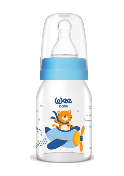 Wee Baby Mavi Klasik Cam Biberon 125 ML 877-2