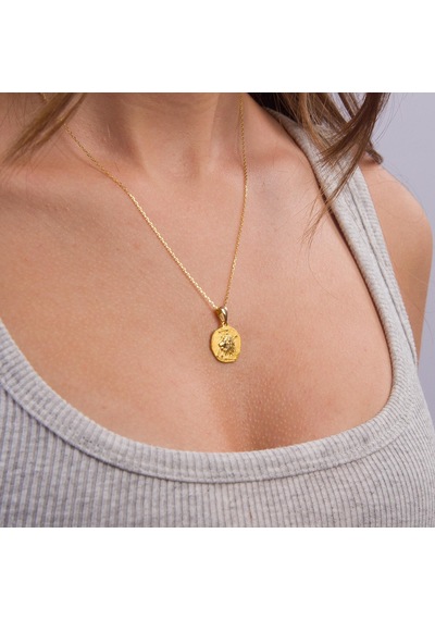 Goldkupe 14 Ayar Altın Aslan Burç Kolye Ucu 1,98 Gr-6396 Altın