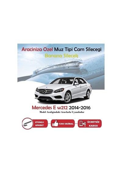 Mercedes E W212 Muz Silecek Takımı 2014-2016