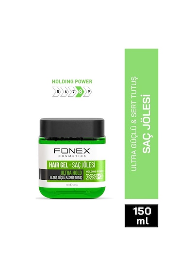 Fonex Ultra Güçlü & Sert Tutuş Jöle 150 Ml Yeşil