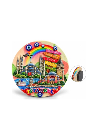 Magicool İstanbul Temalı Polyester Magnet Alk5862