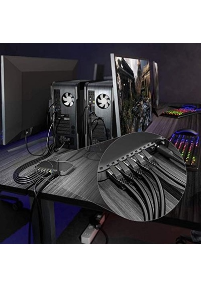 Cat 8 Ağ Kablosu, 40 Gigabit, Esnek Ve Kırılmaz Yapı 10m Lan Kablosu/ethernet Kablosu, Maksimum Fiber Hızı İletir Ve Oyun/ps5/xbox İçin Uygundur, Fiş