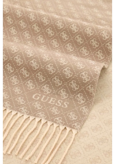Guess 4g Logolu 60 X 190 Cm Şal Aw5663vıs03 Kadın Şal Aw5663 Vıs03 Tmu Bej