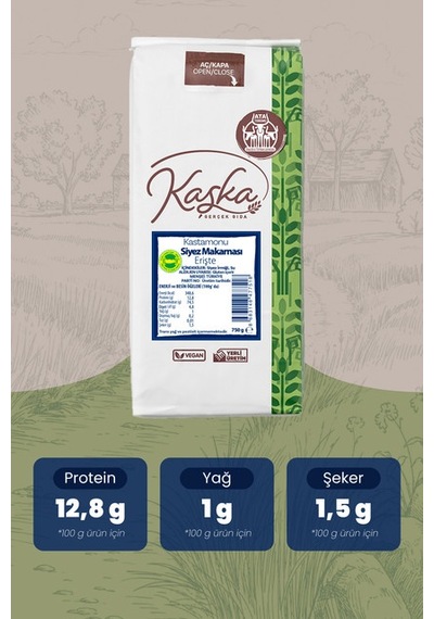 Kaşka Siyez Makarna Erişte 750 G