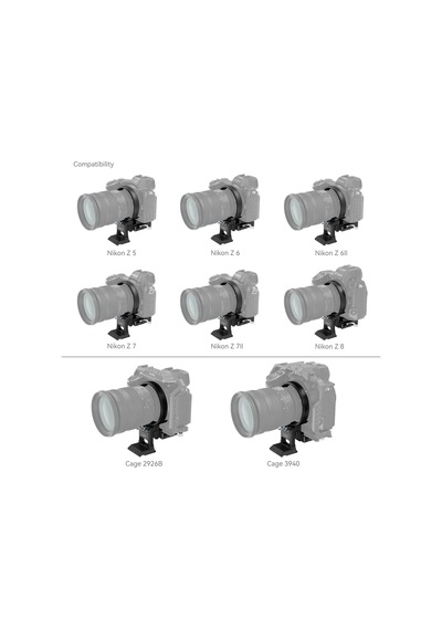 Smallrig 4306 Nikon'a Z Serisi İçin Döndürülebilir Yataydan Dikeye Montaj Plakası Kiti