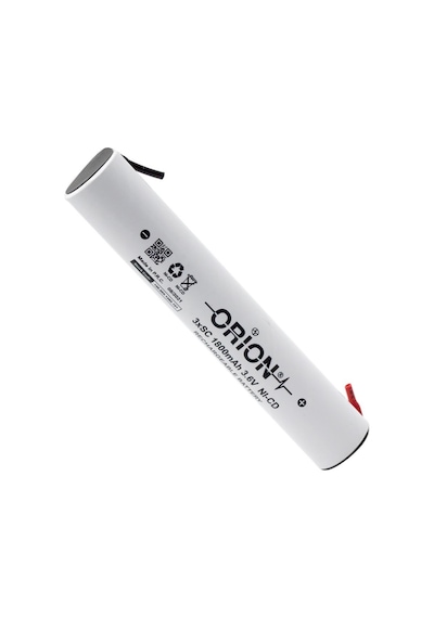 Orion 1800 mAh 3.6 V Ayaklı SC Ni-Cd Şarj Edilebilir Pil