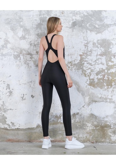 Lismina Fit Spor Tayt Tulum Siyah