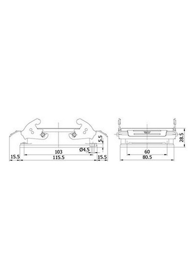 Mete Enerji 12x35a. Çoklu Makine Prizi Metal Mandallı 403150s