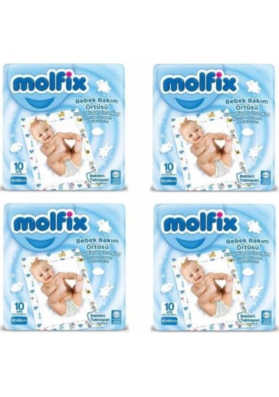 Molfix Bebek Bakım Örtüsü 60x60 Cm 40 Adet 769506454171