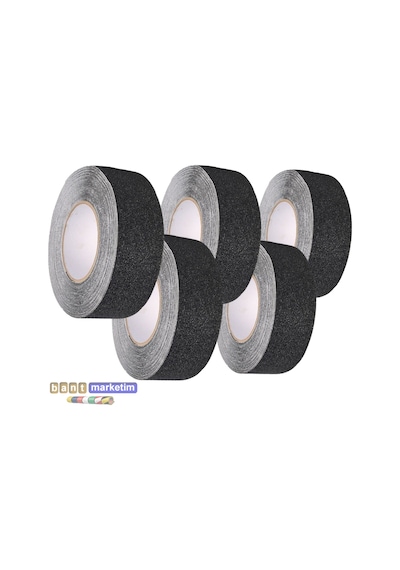 5 Adet Merdiven Ve Zemin Kaydırmaz Kaymaz Bant 50mm X 25mt S Tdrtr