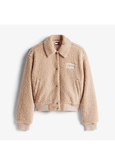 Tommy Hilfiger Padded Cropped Puffer Kadın Bej Ceket Dw0dw21666 5559697