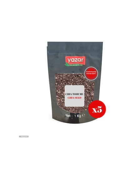 Yazar Chia Tohumu 1 Kg X 5 Pak