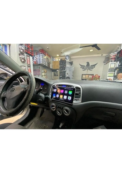 Hyundai Accent Era İle Uyumlu Android Carplay Multimedya 4 Ram 64 Gb Qled Ahd Kamera 9"
