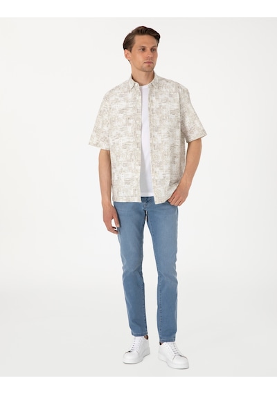 Pierre Cardin Erkek Açık Mavi Pantolon Jean 50302721-vr003 Açık Mavi