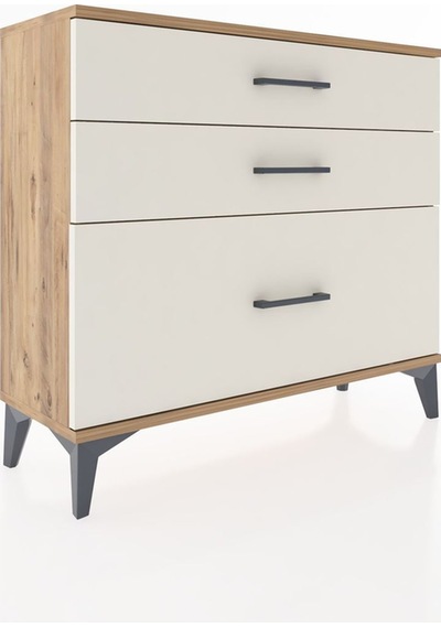 Arges Şifonyer 3 Çekmeceli 88x30x80 Çam-aytaşı Atlas Çam
