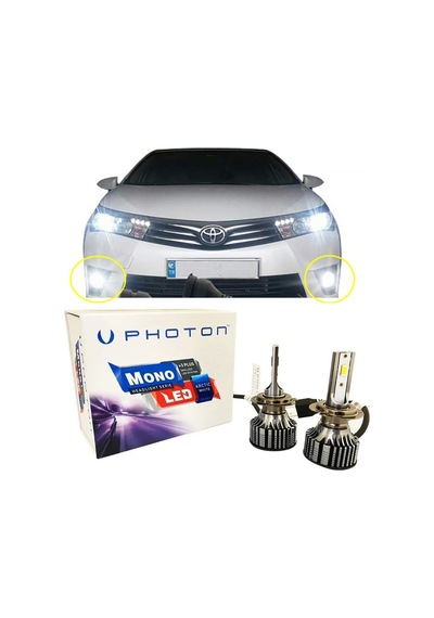 Toyota Corolla E170 Led Xenon Sis Farı Ampulü H11 Mono Yeni Seri Beyaz 2013-2018