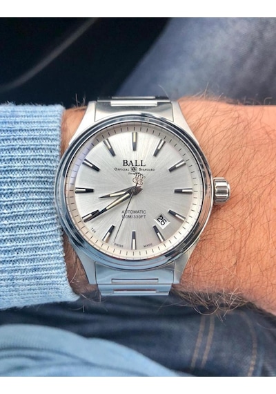 Ball Nm2098c-s3j-sl Erkek Kol Saati Gümüş