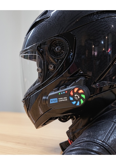 Kask Üstü Kamera Bluetooth Müzik Çhassasiyet Özellikli Geniş Açılı Lens