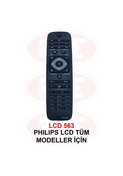 Philips Uyumlu Lcd Kumandası