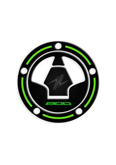 Kawasaki Z800 Yeşil Siyah Depo Kapak Pad