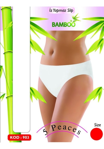 Q-En Bambu Bayan Slip Düşük Bel 5'Li 903