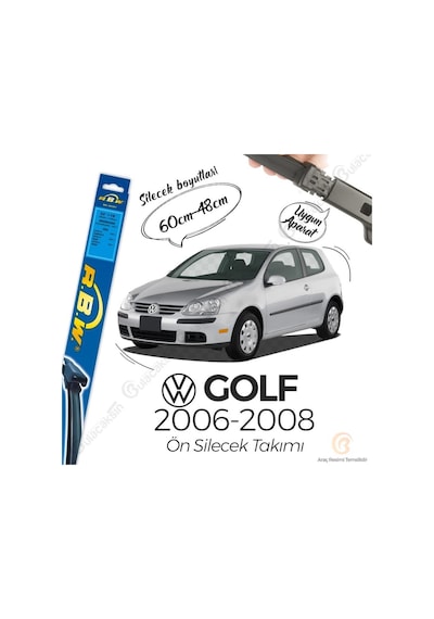 Volkswagen Golf 5 Muz Silecek Takımı (2006-2008) RBW