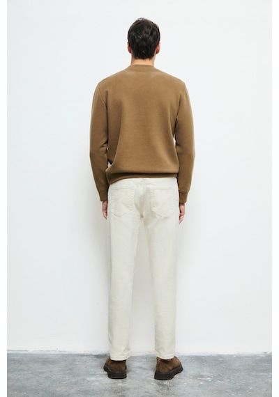 Lufian Logan Erkek Sweatshirt Deve Tüyü Deve Tüyü 112030194100440 Kahverengi