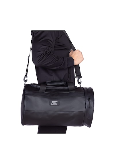 Musclecloth Elite Duffel Bag Silindir Spor Çanta Siyah-Standart