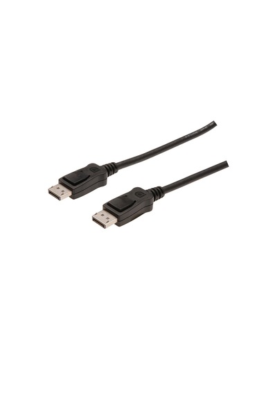 Displayport Dp Bağlantı Kablosu, Dp Erkek - Dp Erkek, 5 Metre, Kilit Mekanizmalı, Dp, 1.2 Uyumlu, Ul, Siyah Renk-18728