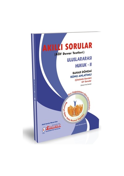 İlkumut Yayınları - Uluslararası Hukuk - 2 Konu Anlatımlı Ve Çözümlü Sorular